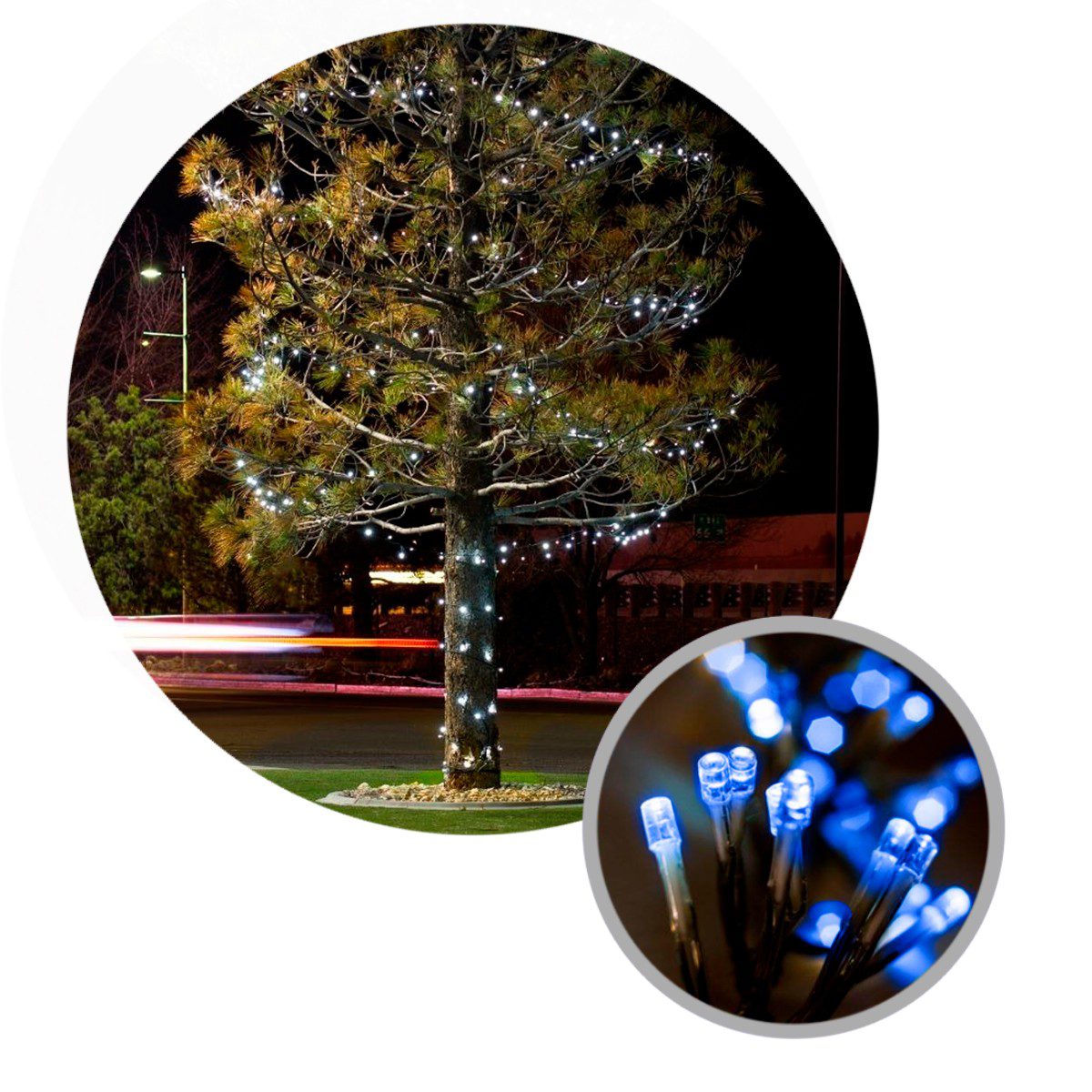 💙✨ Decora tu Navidad con estilo: ilumina tus espacios con la Extensión LED Lineal Azul de 6 m y 100 luces brillantes 🎄💫