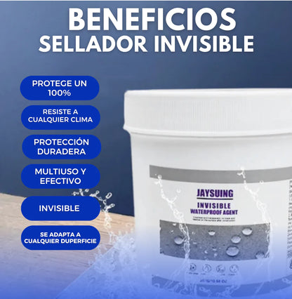 COMPRA 1 LLÉVATE 2 - ¡Adiós a filtraciones, goteras y humedad en minutos con el Sellador Jaysuing Invisible 500GR + Brocha de brinde