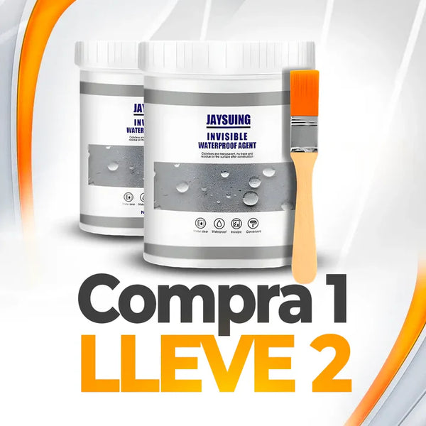 COMPRA 1 LLÉVATE 2 - ¡Adiós a filtraciones, goteras y humedad en minutos con el Sellador Jaysuing Invisible 500GR + Brocha de brinde