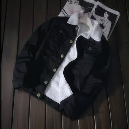 Chaquetaen gamuza  com ovejero luxo