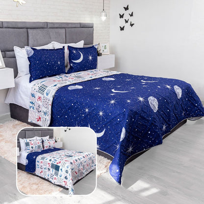 ¡Oferta Especial! Colcha Española Doble importada + 2 Fundas de Almohada ¡Gratis! Solo hoy