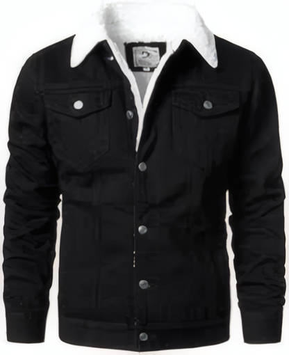 Chaquetaen gamuza  com ovejero luxo