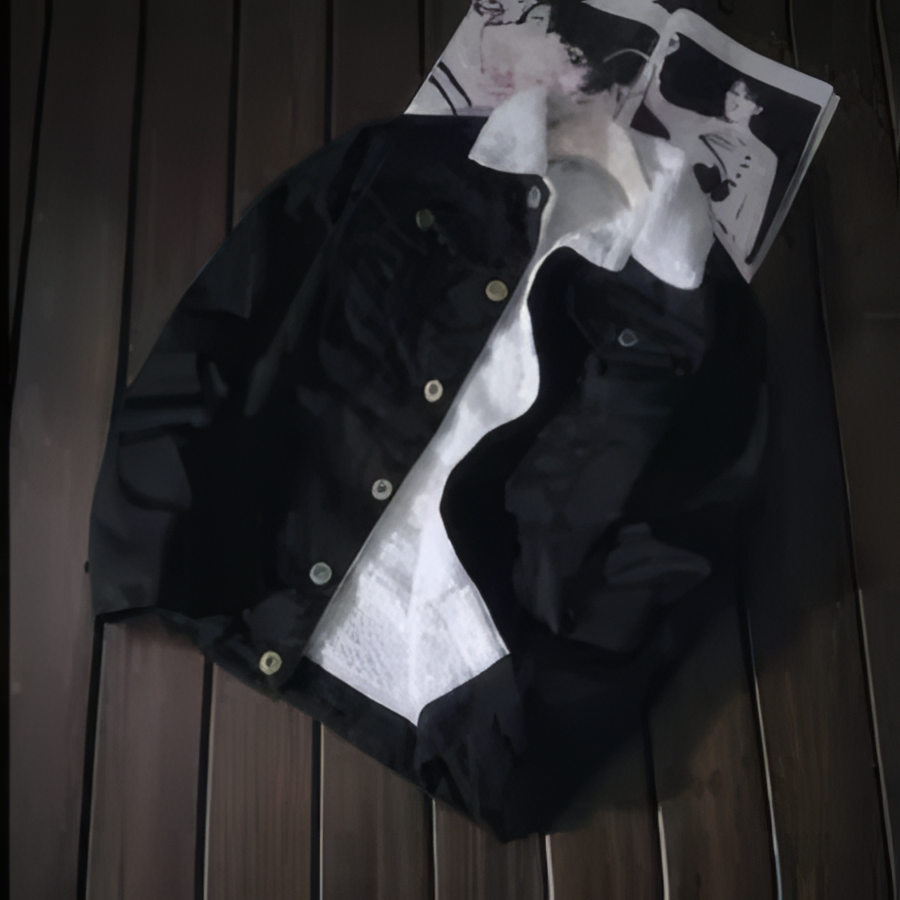 Chaquetaen gamuza  com ovejero luxo