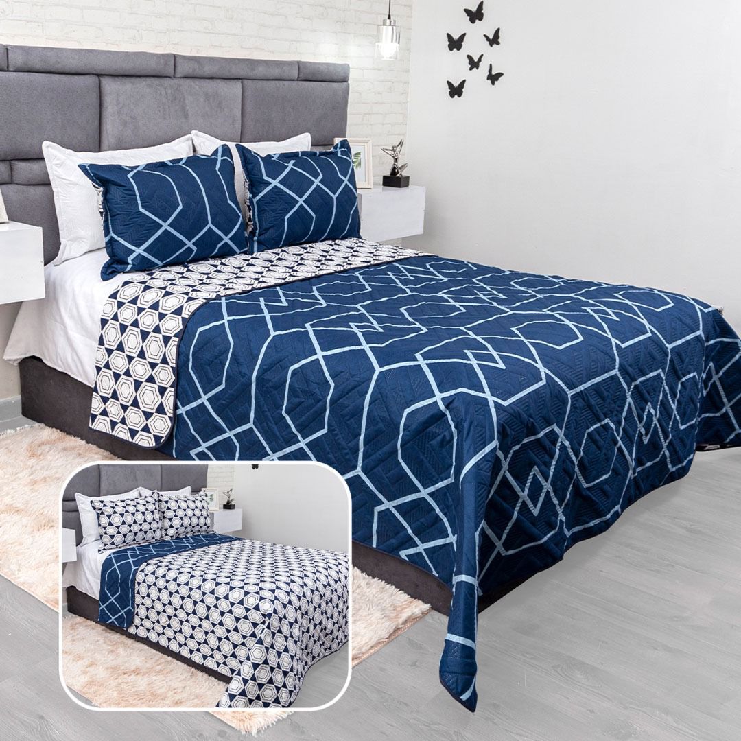 ¡Oferta Especial! Colcha Española Doble importada + 2 Fundas de Almohada ¡Gratis! Solo hoy