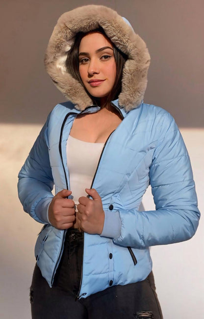 Chaqueta ovejera capota peluche N99A