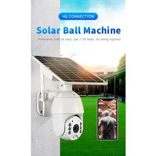 Cámara De Seguridad Ip Solar Robótica Ex