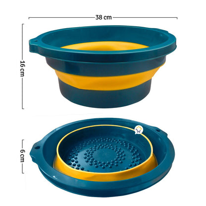 Balde Plegable Multiusos Cubeta Retráctil