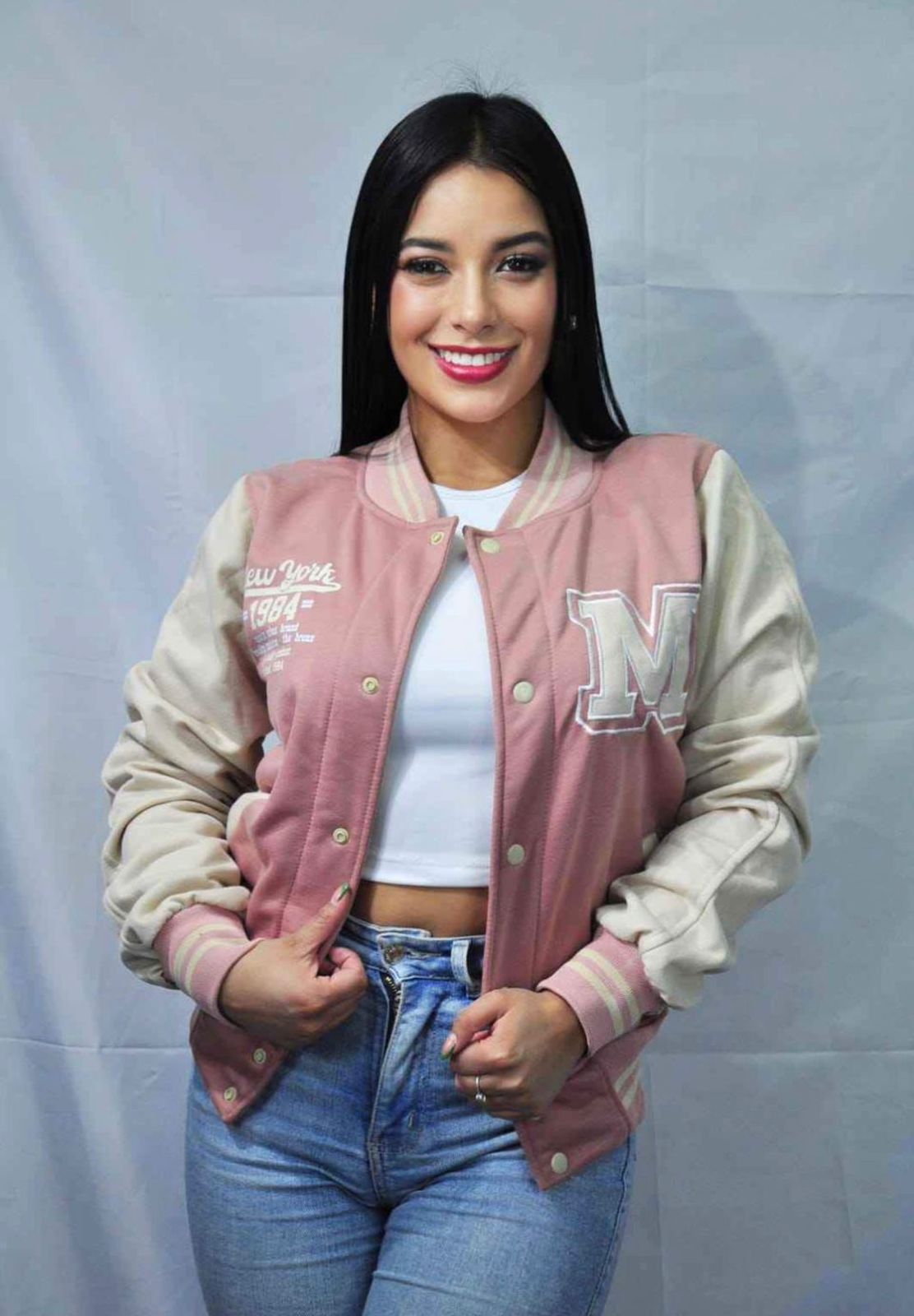 Beisbolera algodón larga clásica N120AB