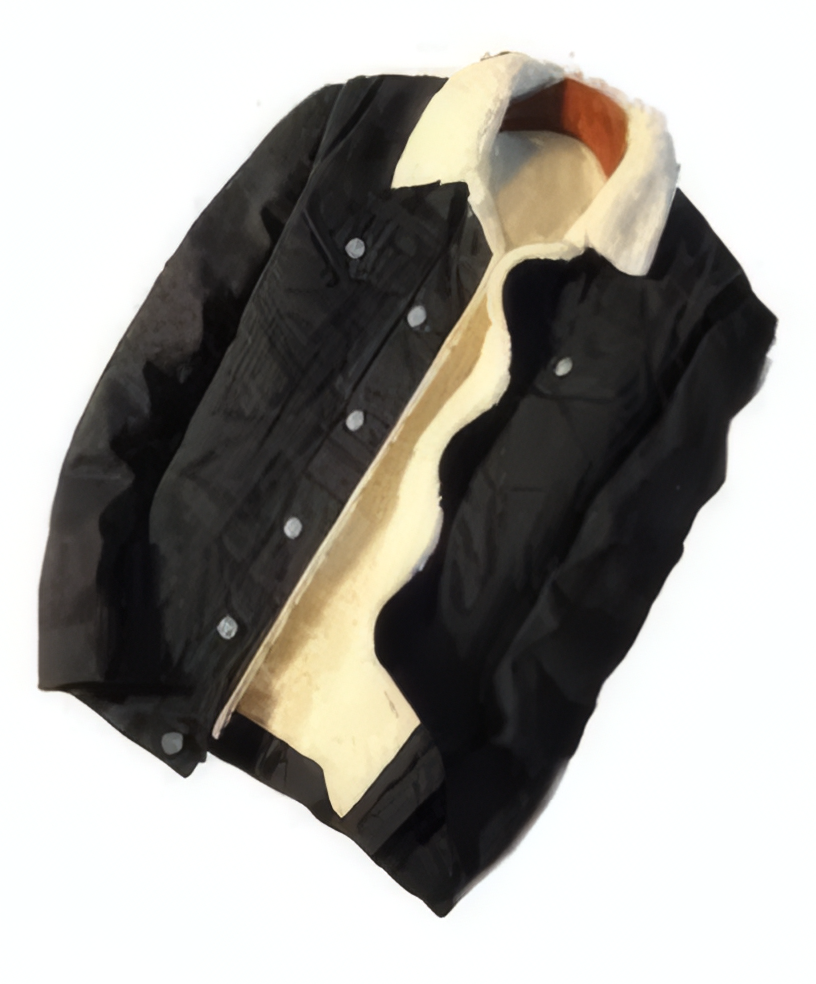 Chaquetaen gamuza  com ovejero luxo