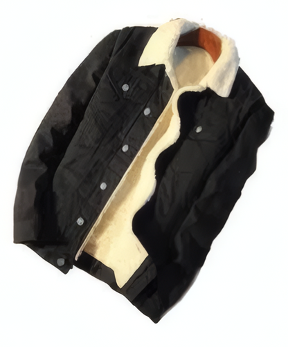 Chaquetaen gamuza  com ovejero luxo