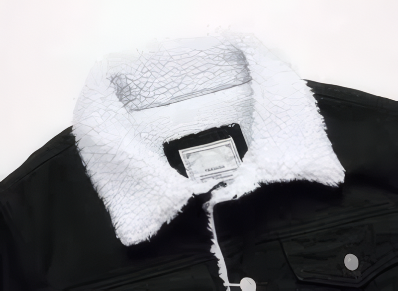 Chaquetaen gamuza  com ovejero luxo